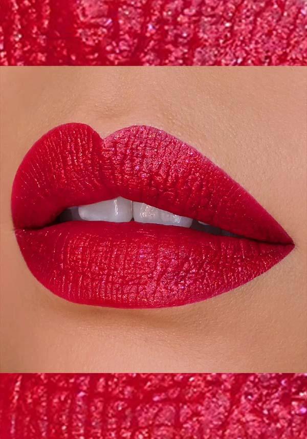 Luvbug | LIQUID LIP COLOUR - Beserk - all, beserkstaple, christmas cosmetics, clickfrenzy15-2023, cosmetics, discountapp, fp, gothic, gothic cosmetics, labelvegan, lip, lips, liquid lipstick, make up, makeup, mar21, matte, pin, pin up, pinup, red, rockabilly, sparkle, sparkly, sugarpill, valentines, vegan