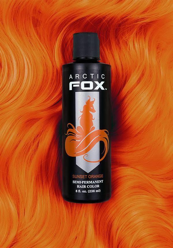 Sunset Orange | HAIR COLOUR [236ml] - Beserk - all, arctic fox, artic fox, clickfrenzy15-2023, colour:orange, cosmetics, discountapp, fp, hair colour, hair dye, hair orange, labelvegan, lethal industries, orange, rainbow, vegan