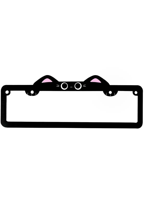 Black Kitty [Slimline] | PLATE FRAME