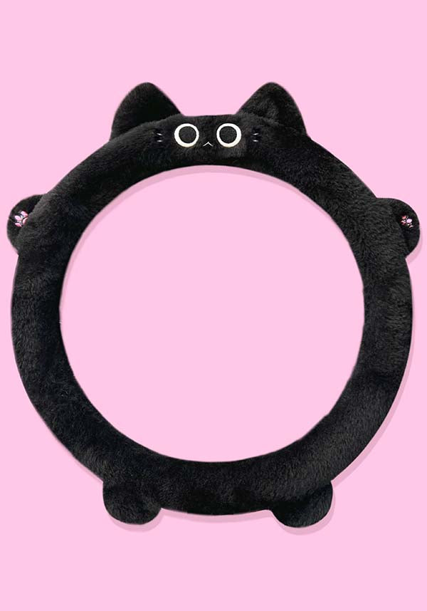 Black Kitty | STEERING WHEEL COVER