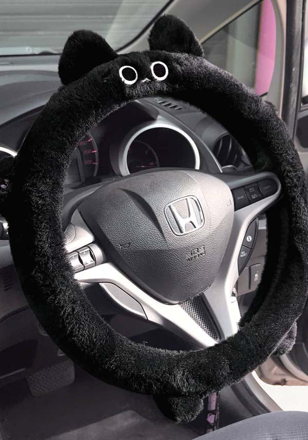 Black Kitty | STEERING WHEEL COVER