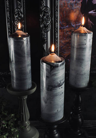 Gravestone Grey Pillar | CANDLE**