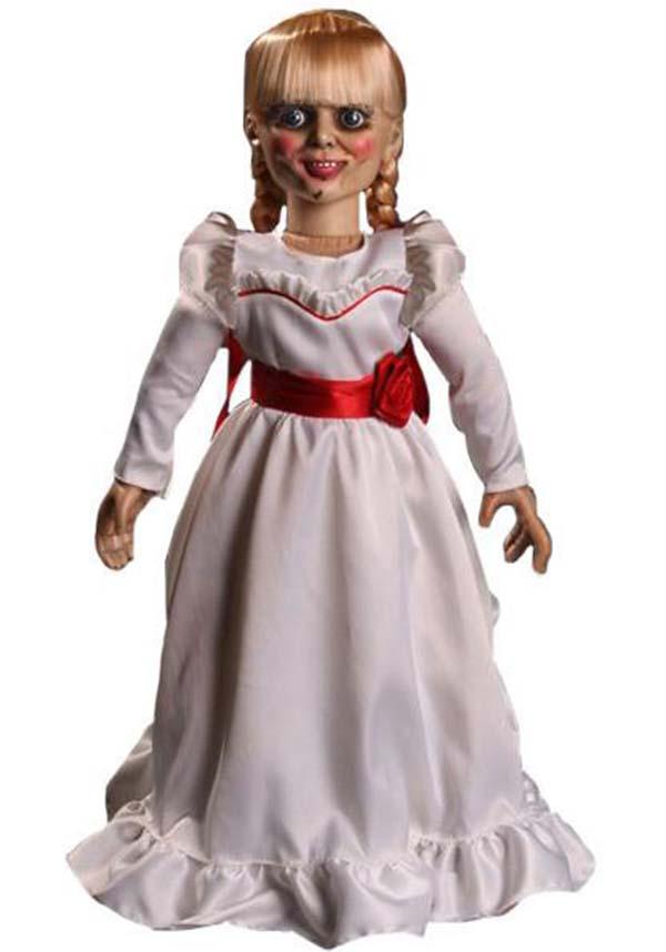The Conjuring | Annabelle Prop REPLICA DOLL - Beserk - all, annabelle, clickfrenzy15-2023, collect, collectable, collectables, creepy, discountapp, doll, fp, halloween, halloween collectables, horror, horror vinyl, ikoncollectables, the conjuring, voodoo doll