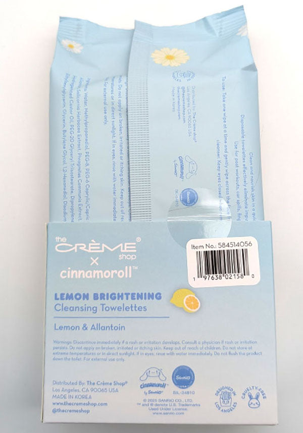 Cinnamoroll [Lemon] | CLEANSING TOWELETTES