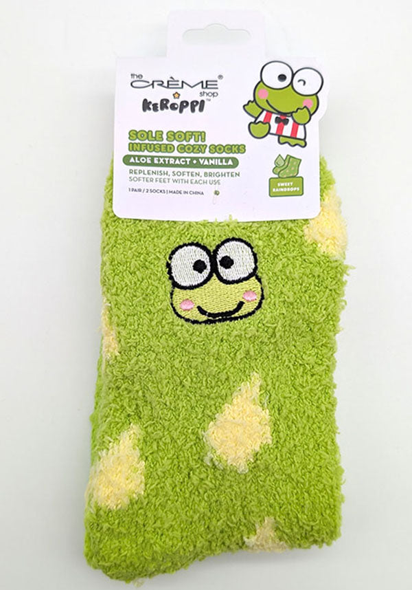 Keroppi Raindrops Infused | COZY SOCKS