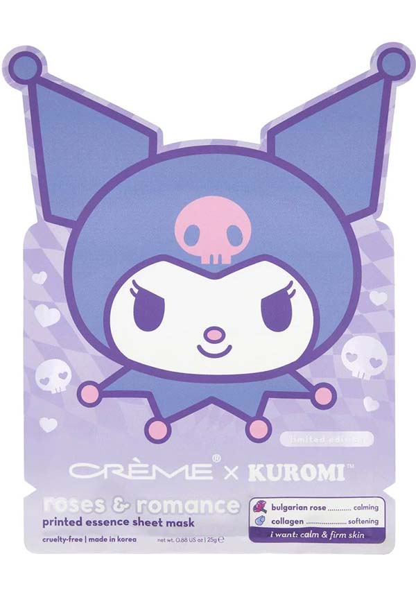 Kuromi Roses & Romance | ESSENCE SHEET MASK [3 PCE]