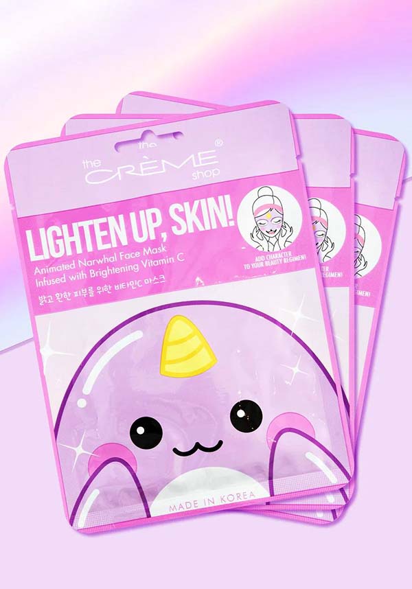 Lighten Up Skin! Narwhal | FACE MASK*