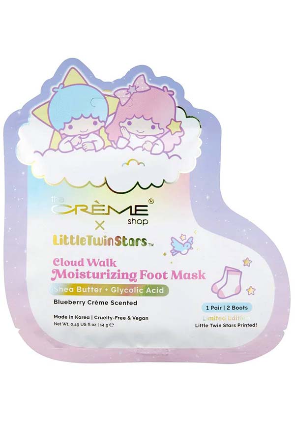 Little Twin Stars Cloud Walk | MOISTURISING FOOT MASKS [SET OF 3]