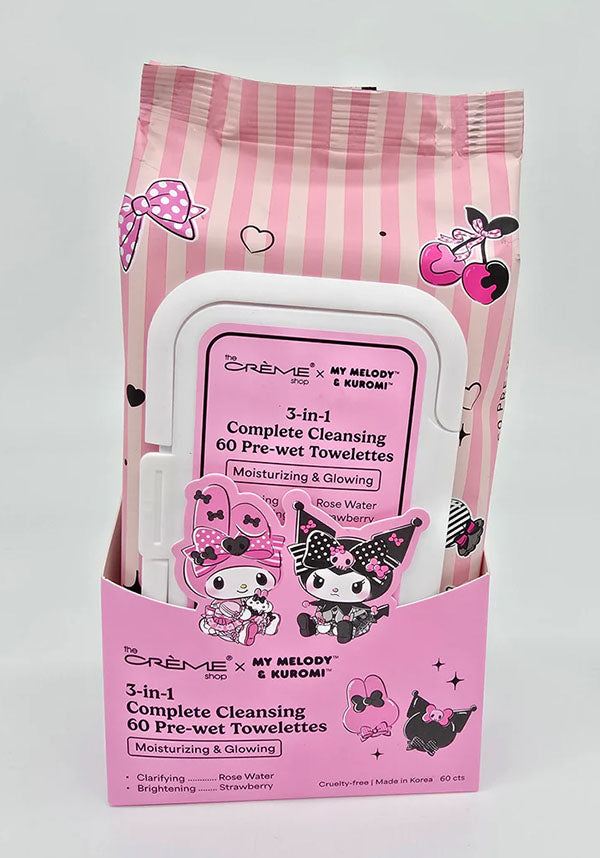 My Melody &amp; Kuromi [Strawberry] | CLEANSING WIPES