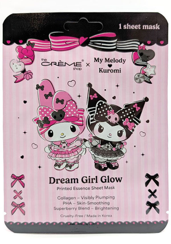 My Melody & Kuromi [Dream Girl Glow] | SHEET MASK