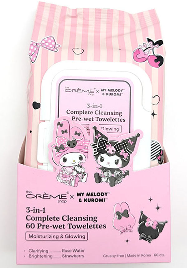 My Melody & Kuromi [Strawberry] | CLEANSING WIPES