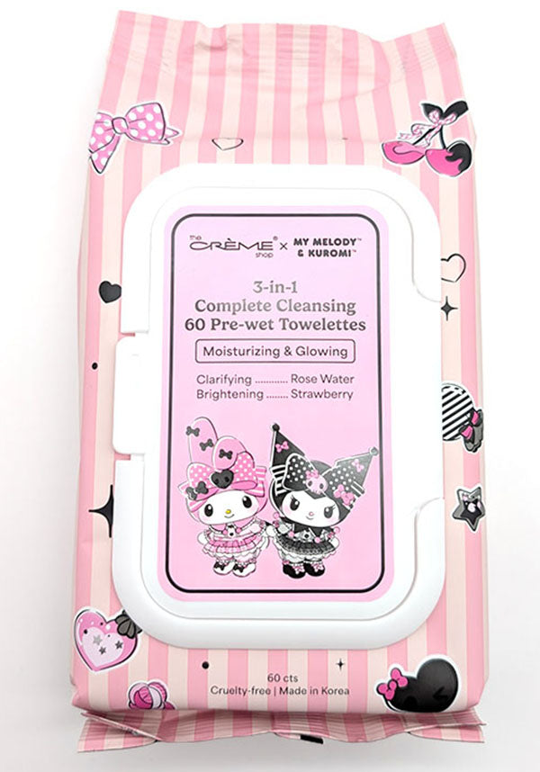 My Melody & Kuromi [Strawberry] | CLEANSING WIPES