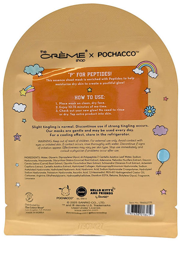 Pochacco [Oh So Soft] | SHEET MASK