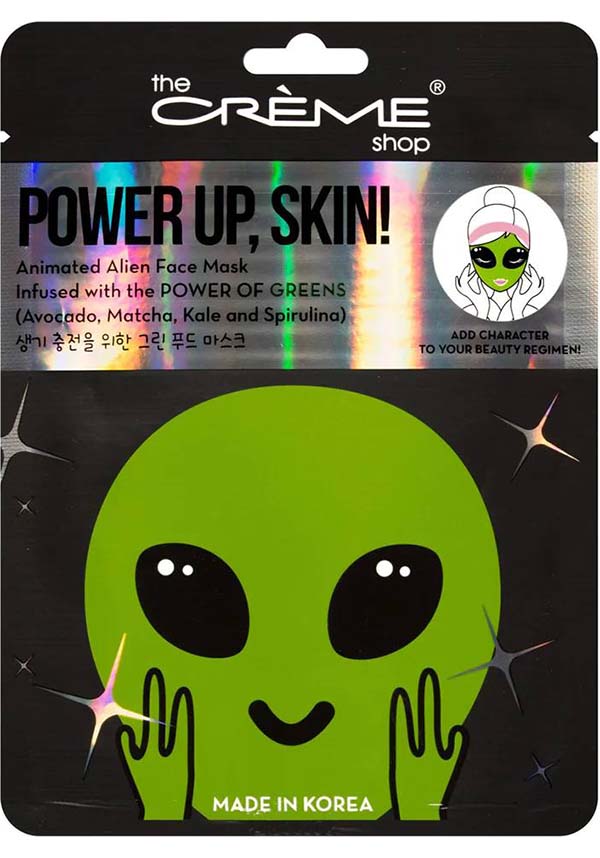 Power Up Animated Alien | FACE MASK