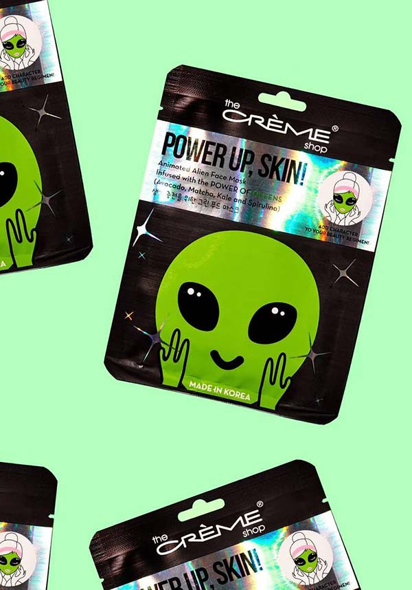 Power Up Animated Alien | FACE MASK