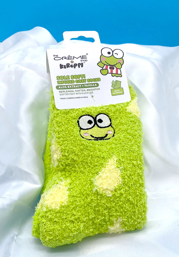 Keroppi Raindrops Infused | COZY SOCKS