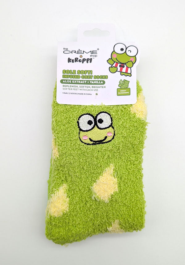 Keroppi Raindrops Infused | COZY SOCKS