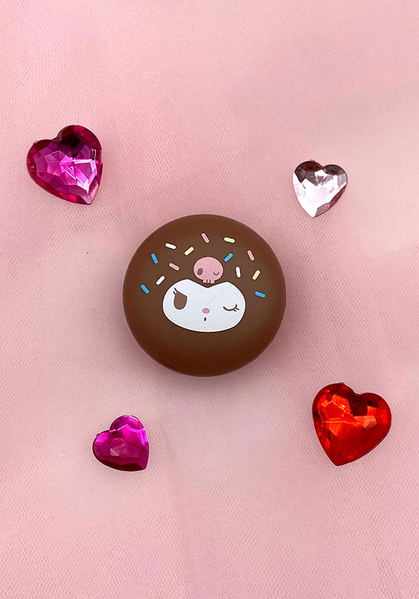 Kuromi [Chocolate Strawberries] Macaron | LIP BALM