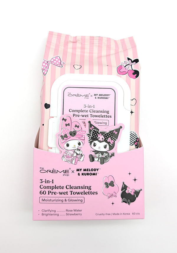 My Melody & Kuromi [Strawberry] | CLEANSING WIPES