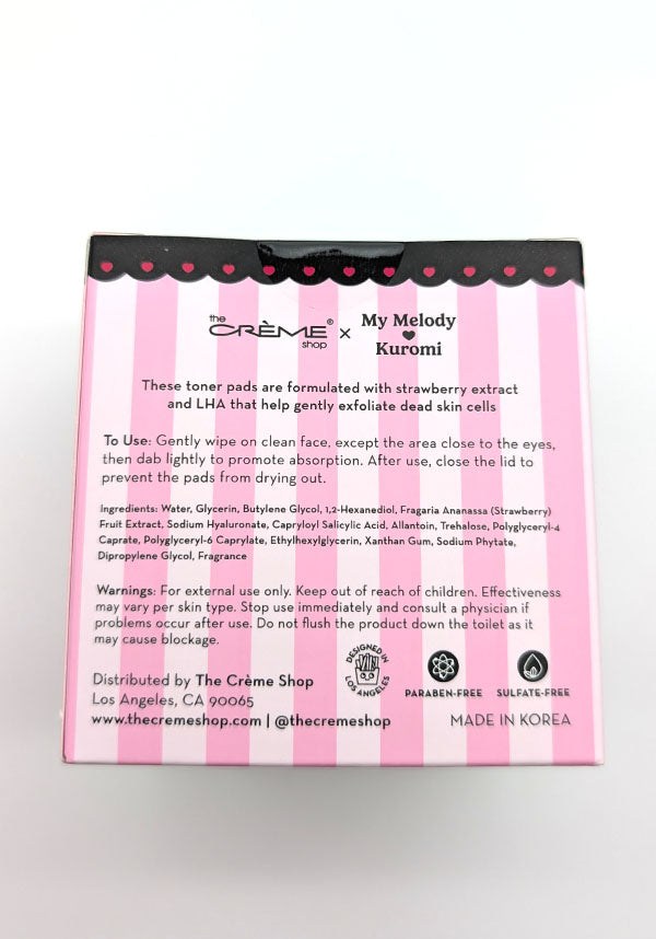 My Melody &amp; Kuromi [Strawberry] | TONER PADS