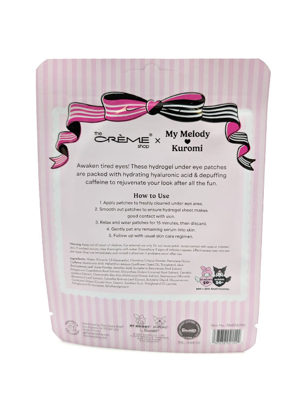 My Melody &amp; Kuromi | UNDER EYE PATCHES