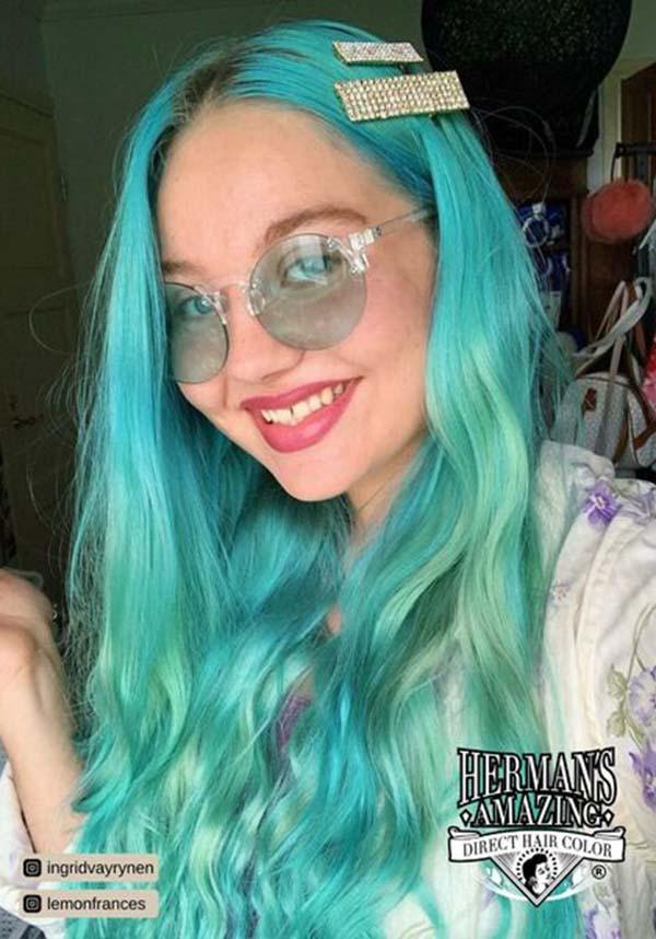 Thelma Turquoise | HAIR COLOUR - Beserk - 420sale, all, blue, clickfrenzy15-2023, cosmetics, discountapp, dye, fp, green, hair, hair blue, hair colour, hair dye, hair dyes, hair green, hair products, hair turquoise, hermans colour, hermans hair colour, labelvegan, turquoise, vegan