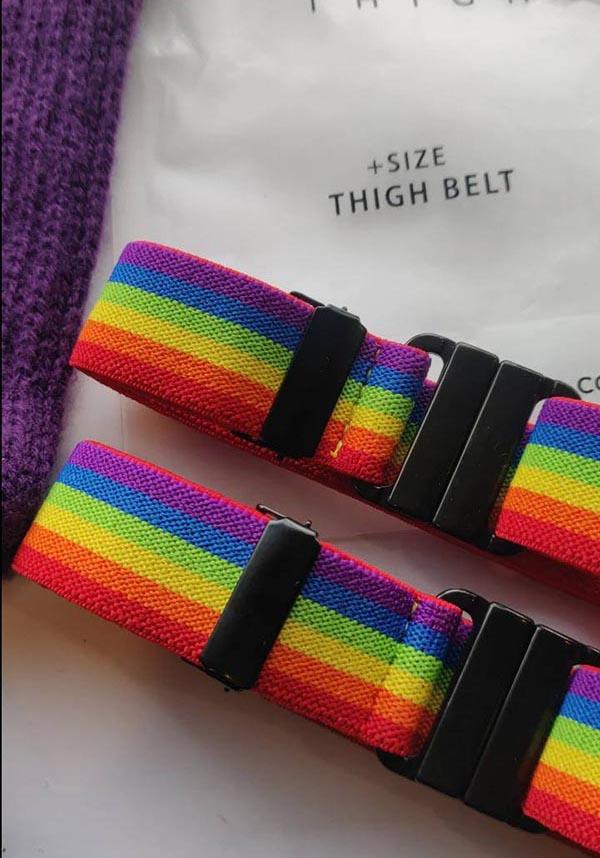 Rainbow | THIGH BELT SET - Beserk - all, clickfrenzy15-2023, discountapp, festival, fp, googleshopping, hosiery and socks, jan23, ladies socks, R240123, rainbow, repriced090523, sock, socks, suspender, suspenders, thigh high, thunda thighs, thundathighs, TT8AY4HUJ53J