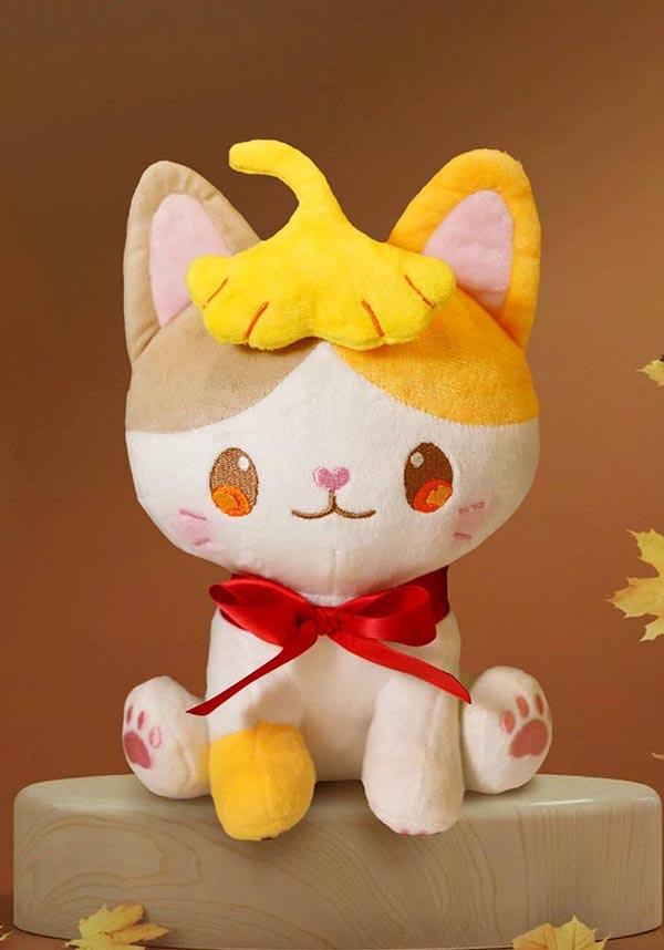 Koyo the Cat | PON PLUSH - Beserk - all, cat, cats, christmas gift, christmas gifts, clickfrenzy15-2023, cute, cute animals, discountapp, feb23, fp, gift, gift idea, gift ideas, gifts, googleshopping, heart, heart shape, kawaii, kids, kids gift, kids gifts, kids plush, kids toy, leaf, plush, plush toy, plush toys, plushies, plushy, pop culture, popculture, R050223, soft, soft plush, soft toy, tokyo, tokyo shojo, tokyoshojo, toy, toys, TS08112022