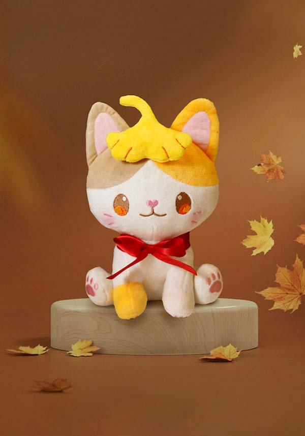 Koyo the Cat | PON PLUSH - Beserk - all, cat, cats, christmas gift, christmas gifts, clickfrenzy15-2023, cute, cute animals, discountapp, feb23, fp, gift, gift idea, gift ideas, gifts, googleshopping, heart, heart shape, kawaii, kids, kids gift, kids gifts, kids plush, kids toy, leaf, plush, plush toy, plush toys, plushies, plushy, pop culture, popculture, R050223, soft, soft plush, soft toy, tokyo, tokyo shojo, tokyoshojo, toy, toys, TS08112022