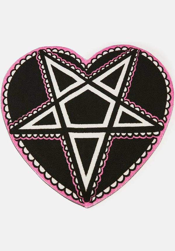 Cute Pentagram | HEART SHAPED RUG