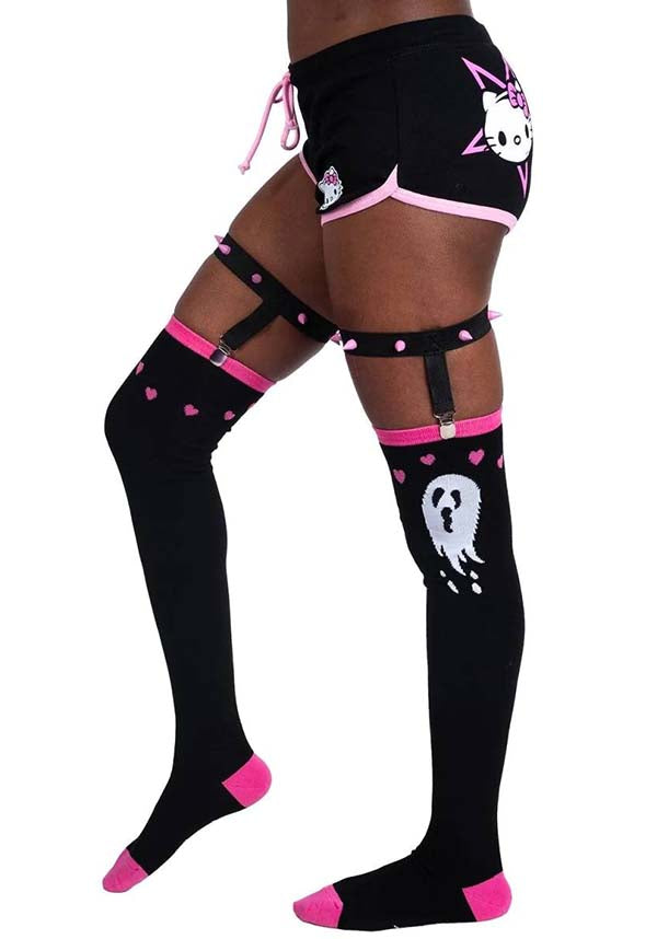 Ghost Hearts | THIGH HIGH GARTER SOCKS*