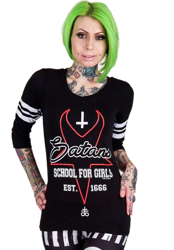 Satan&#39;s School For Girls Football | T-SHIRT