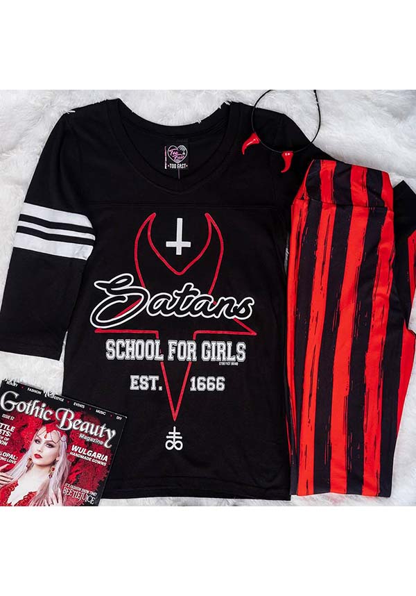 Satan&#39;s School For Girls Football | T-SHIRT