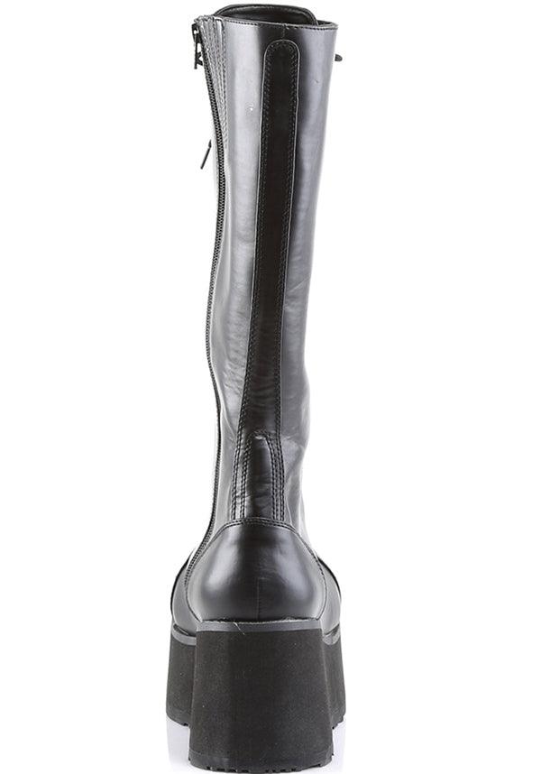 TRASHVILLE-502 [Black] | BOOTS [PREORDER] - Beserk - all, black, boots, boots [preorder], clickfrenzy15-2023, demonia, demonia shoes, discountapp, fp, goth, gothic, knee high, labelpreorder, labelvegan, mens shoes, platforms, platforms [preorder], pleaserimageupdated, ppo, preorder, pricematched, punk, shoes, techwear, vegan