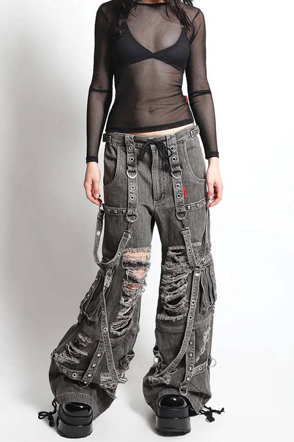 Shredder Denim Power Black Street | PANTS