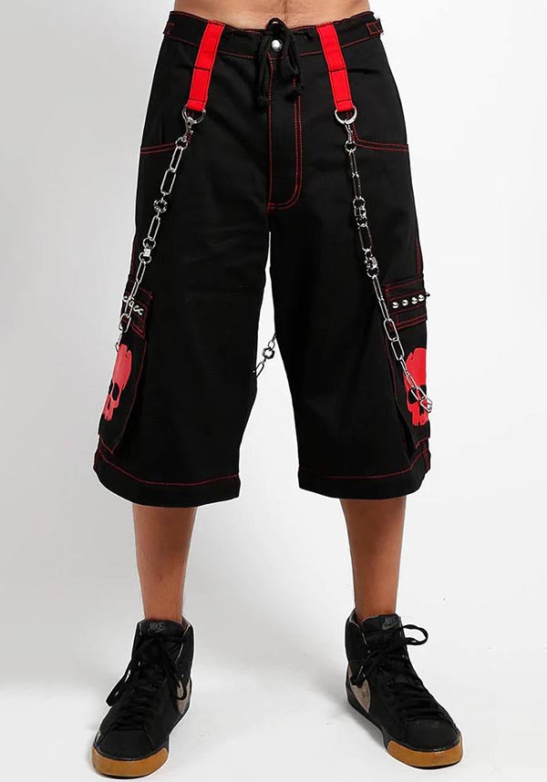 Skull [Red] | ZIP OFF PANTS