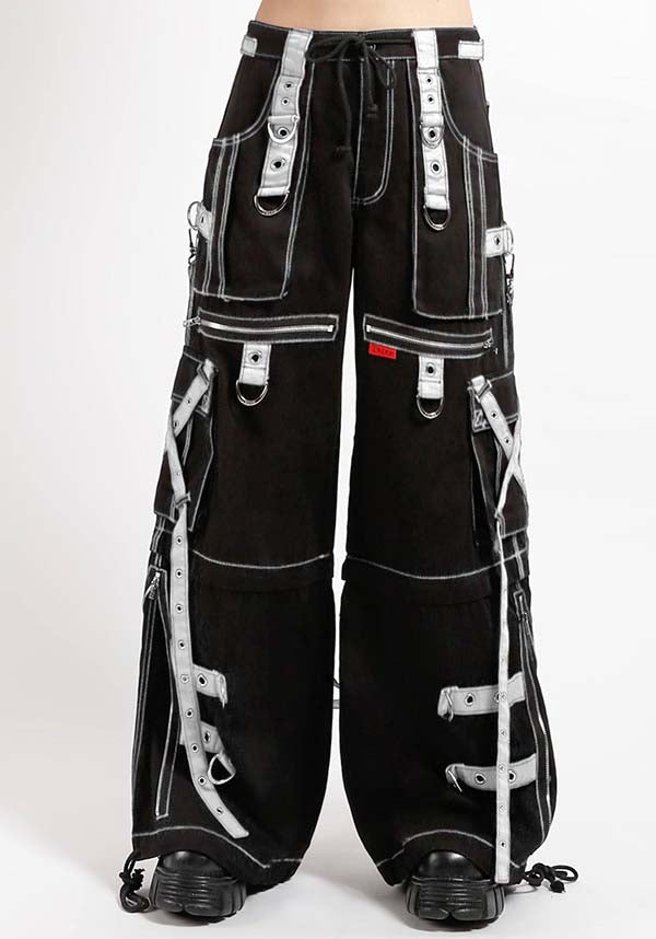 X-Strap Zip Off [Black/White] | PANTS