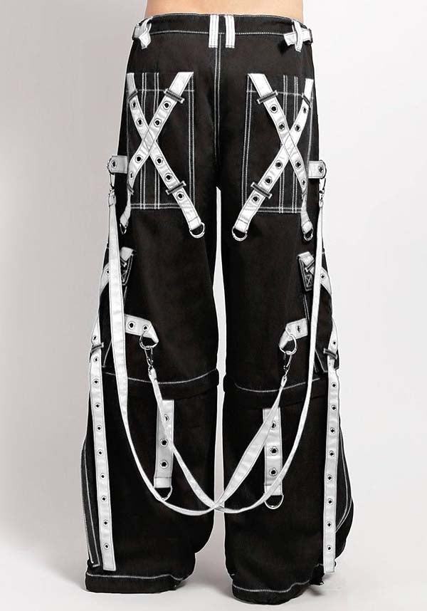 X-Strap Zip Off [Black/White] | PANTS