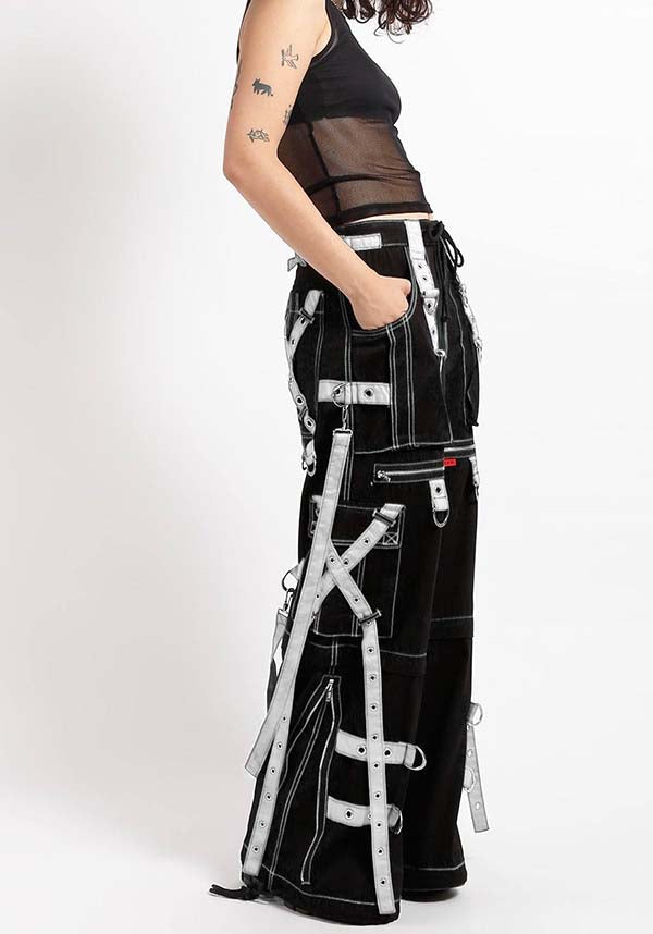 X-Strap Zip Off [Black/White] | PANTS