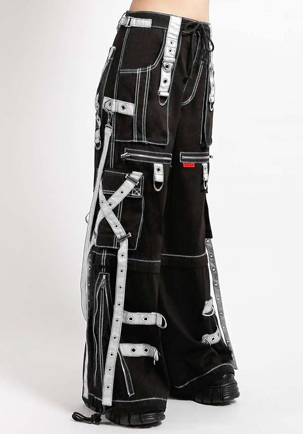 X-Strap Zip Off [Black/White] | PANTS