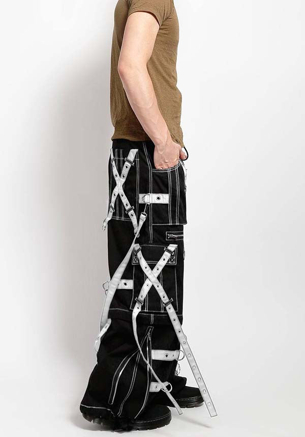 X-Strap Zip Off [Black/White] | PANTS