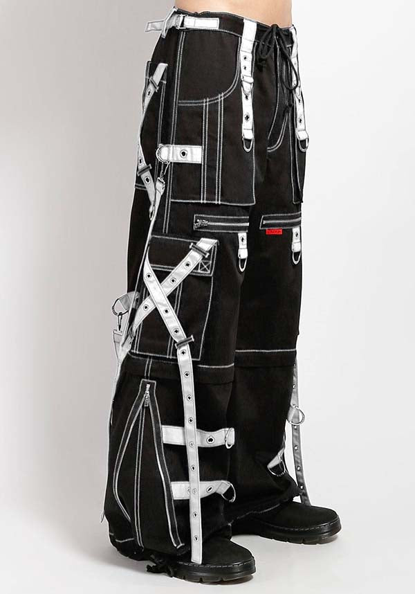 X-Strap Zip Off [Black/White] | PANTS