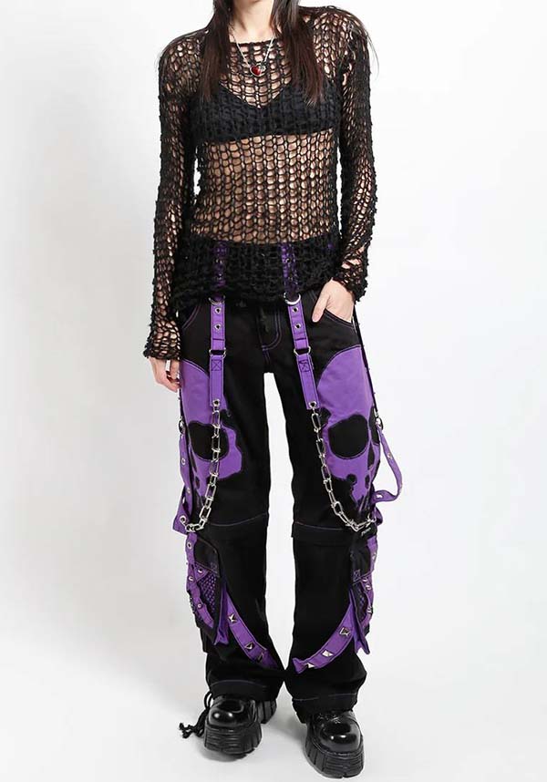 Scare [Black/Purple] | PANTS