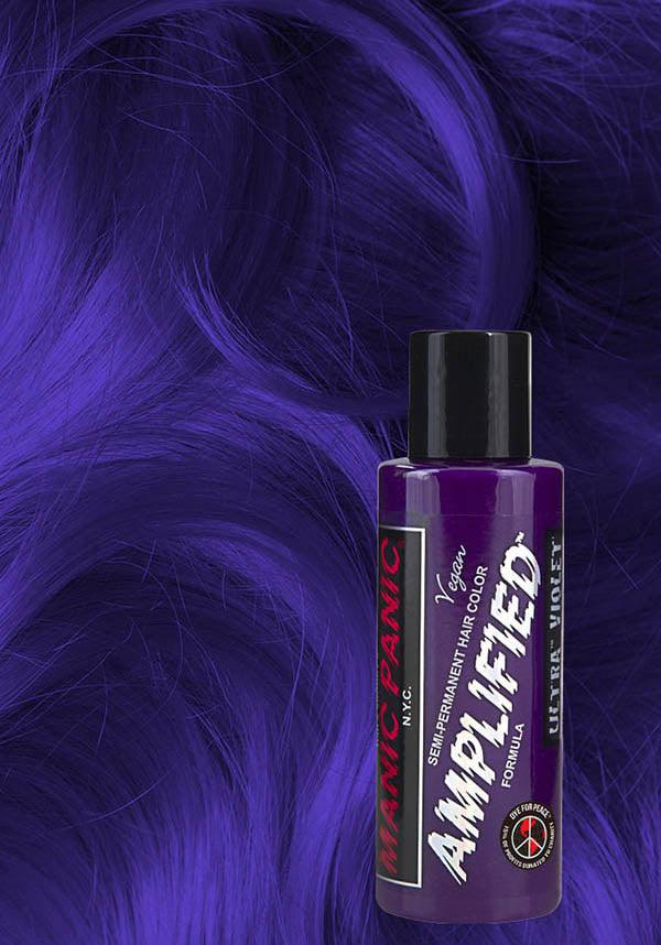 Ultra Violet | AMPLIFIED COLOUR - Beserk - all, blue, clickfrenzy15-2023, cosmetics, cpgstinc, discountapp, dye, ebaymp, fp, hair blue, hair colour, hair dye, hair products, labelvegan, manic panic, manic panic hair, purple, vegan, violet