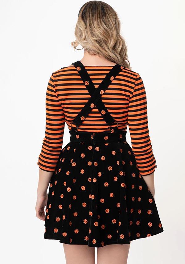 Unique Vintage Pumpkin Patch Pinafore Dress Buy Online Australia