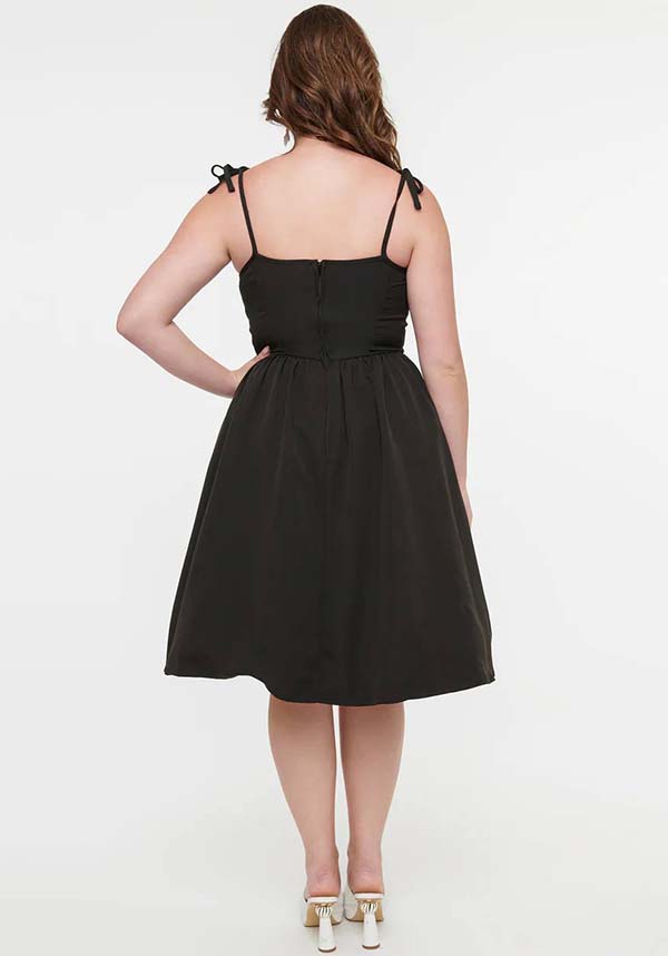 Dark Skeleton Bobbie Swing Dress | SWING DRESS [FAULTY]**