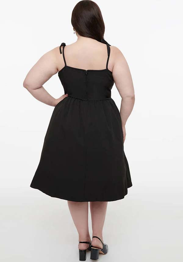 Dark Skeleton Bobbie Swing Dress | SWING DRESS [FAULTY]**