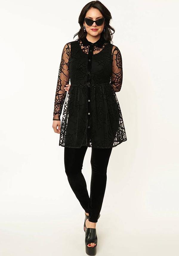 Spiderweb | SHIRT DRESS &amp; JUMPSUIT SET**