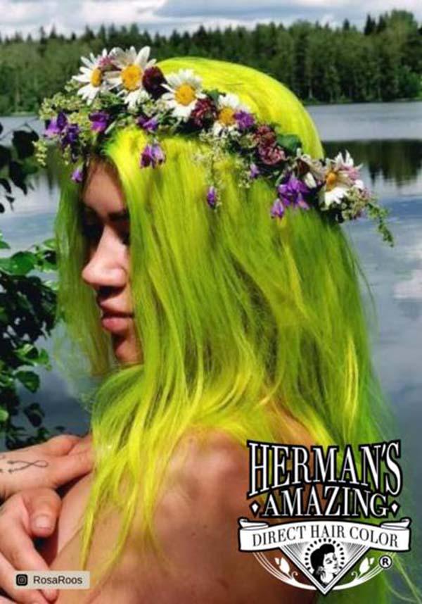 UV Lemon Daisy | HAIR COLOUR - Beserk - all, bright yellow, clickfrenzy15-2023, cosmetics, discountapp, dye, fp, hair, hair colour, hair dye, hair dyes, hair yellow, hermans colour, hermans hair colour, labeluvreactive, labelvegan, rainbow, uv, uvreactive, uvreactive1, vegan, yellow