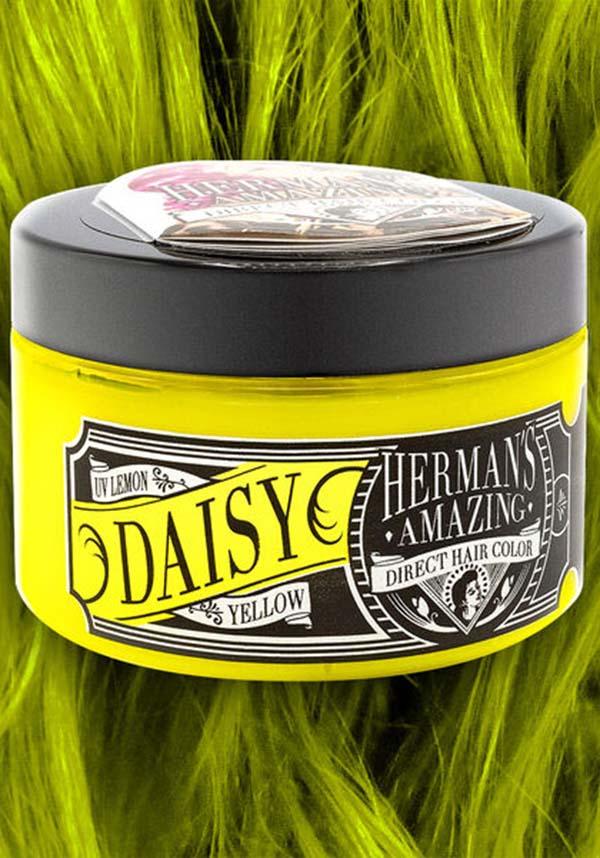 UV Lemon Daisy | HAIR COLOUR - Beserk - all, bright yellow, clickfrenzy15-2023, cosmetics, discountapp, dye, fp, hair, hair colour, hair dye, hair dyes, hair yellow, hermans colour, hermans hair colour, labeluvreactive, labelvegan, rainbow, uv, uvreactive, uvreactive1, vegan, yellow